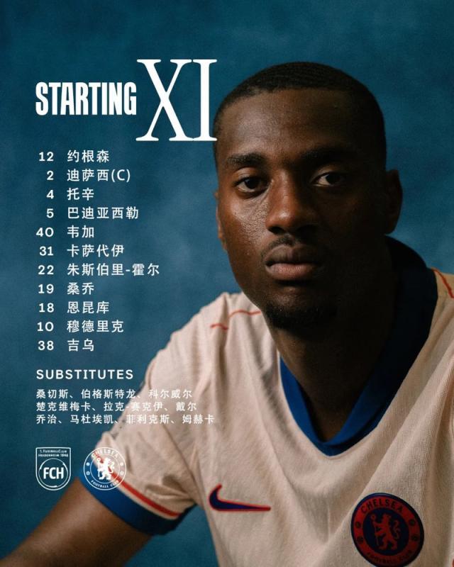 【欧协杯】桑乔助攻双响，切尔西2比0客胜海登海姆